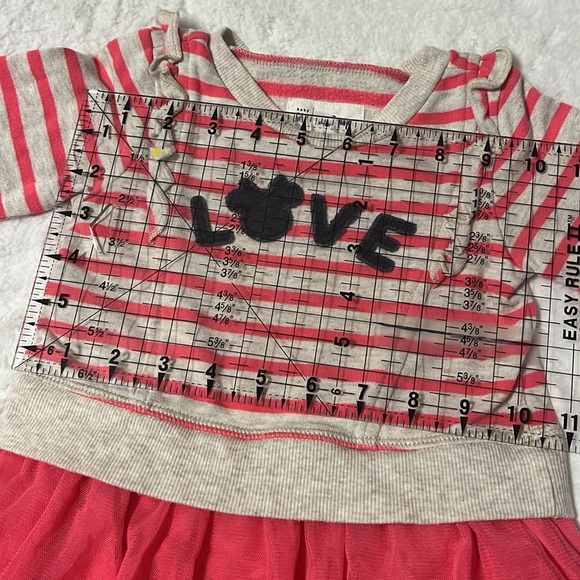Baby GAP X Disney Love Ruffle Tulle Hemmed Sweater Dress size 2 Toddler - Picture 6 of 13
